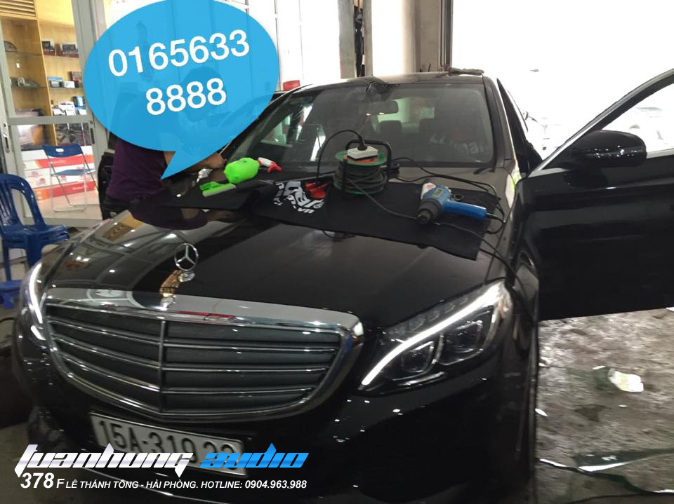 hình ảnh dán phim llumar hải phòng
